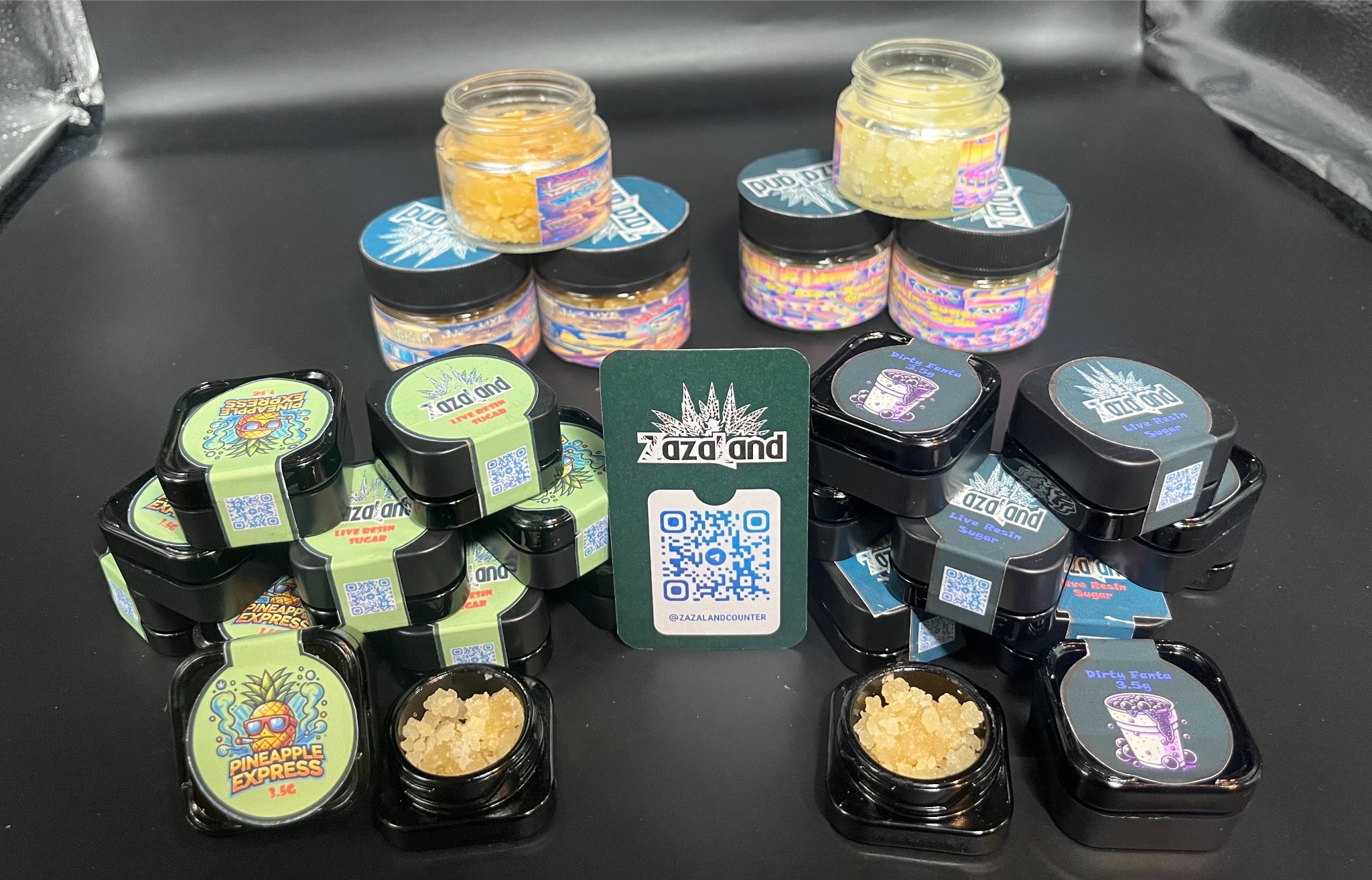 ZazaLand Live Resin Sugar