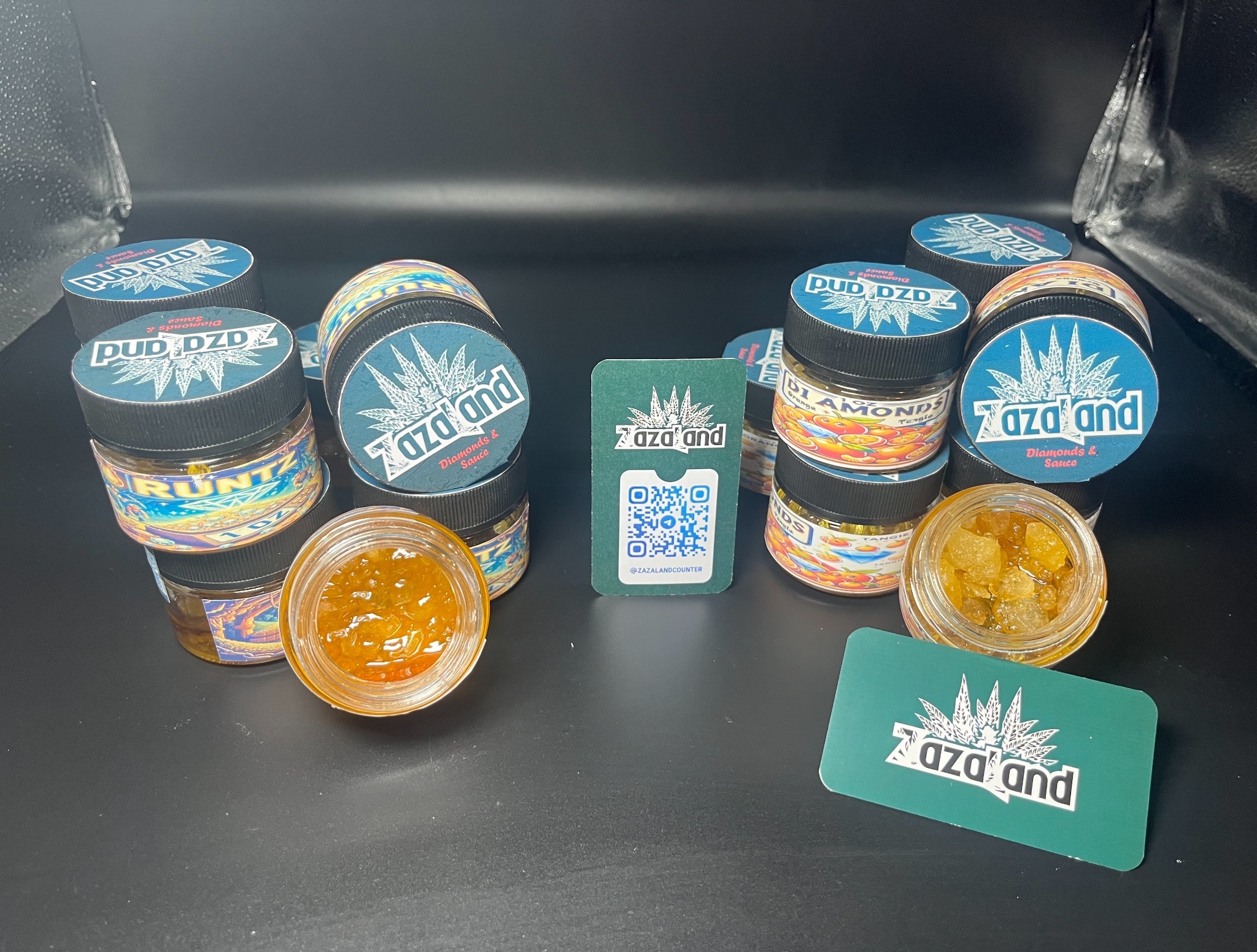 ZazaLand Live Resin Diamonds