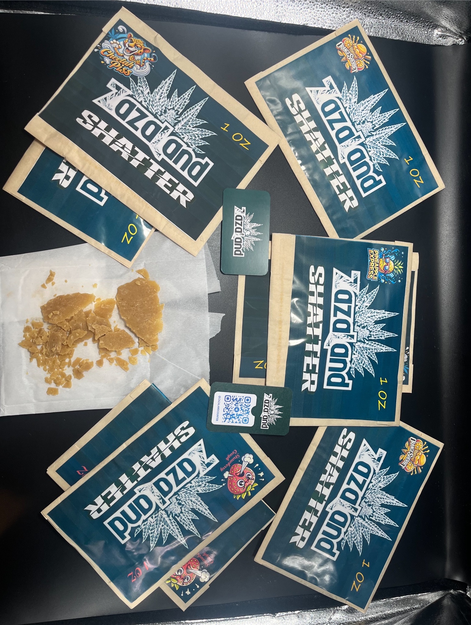 ZazaLand Live Resin Shatter